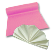 Nappage serviette nappe ronde qualité intissé et papier